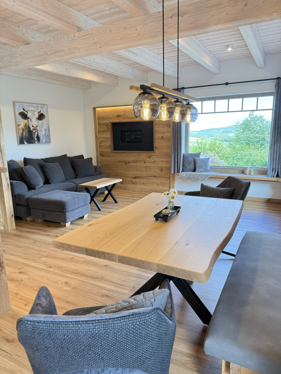 Aussichtsreich Willingen - Boutique Ferienwohnung Wohnbereich